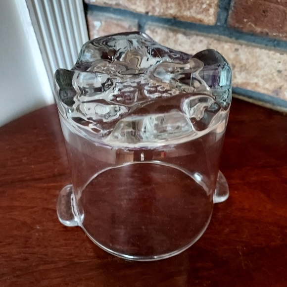 Vintage Cerve DeValBor Iris Glass Ice Bucket Made in Italy 5 Inches - Picture 9 of 9